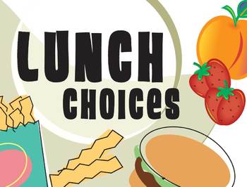 Preview of Funky Lunch Choices Icons 