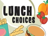 Funky Lunch Choices Icons 