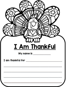 FREE Thanksgiving Turkey Writing and Clip Art by Whimsy Workshop Teaching