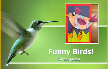 Preview of Funny Bird Art Project!
