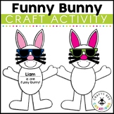 Easter Bunny Name Craft Template Spring March Bulletin Boa