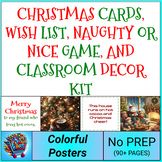 Christmas Classroom Decor Kit, Funny Bulletin Board Poster