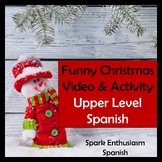 AP Spanish Funny Christmas Video Activity