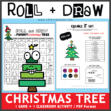 Funny Christmas Tree Roll and Draw Game | Drawing Activity