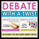 Funny Debate Topics - 40 Creative Discussion Debate Ideas 