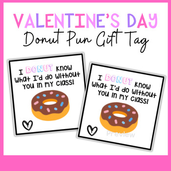 Valentine's Day Funny Donut Cards