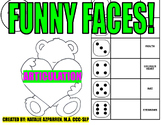 Funny Faces Bear Valentine Speech Therapy Activity Articulation