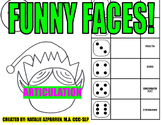 Funny Faces Elf Christmas Speech Therapy Activity Articulation