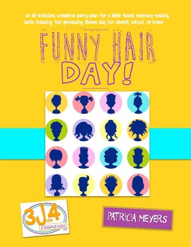 Preview of Funny Hair Theme Day Plan Sample - FREEBIE