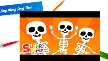 Funny Halloween story Virtual Circle Time with Skeleton movement song ...