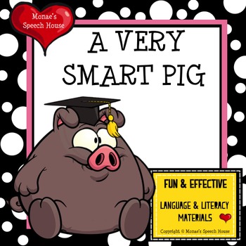 Preview of FUNNY PIG Book INTERACTIVE PRE-K Early Literacy Speech Therapy Whole Group