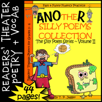 Funny Poems: Readers Theater Poetry: Fluency Scripts & Word Work: Grades 3  4 5 6