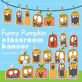 Pumpkin Fall Classroom Decor Banner