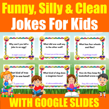 Funny, Silly and Clean Jokes for kids with Google slides and Printable ...