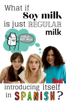 Funny Spanish Poster Soy Milk by Exhale Spanish | TPT