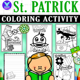 Funny St. Patrick's Day Coloring Pages & Writing Paper Art