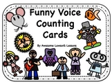 Funny Voice Counting Cards