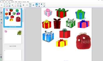 Preview of Funny christmas gift smartboard poke game