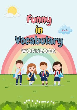Preview of Funny in vocabulary Workbook for Kids by Jmee