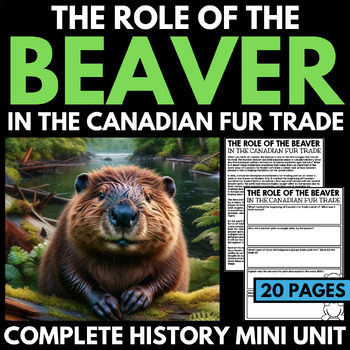 Preview of Fur Trade Canada Project - Role of Beaver in Canadian Fur Trade - Canada History