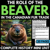 Fur Trade Canada Project - Role of Beaver in Canadian Fur 