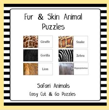 Preview of Fur and Skin Animal Puzzle