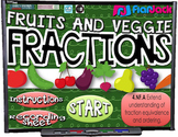 Fruits and Veggie FRACTIONS PowerPoint Game