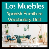 Furniture Vocabulary Lists, Crossword,Games, & Quiz Unit (