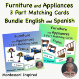 Furniture and Appliances Bundle English and Spanish 3 Part
