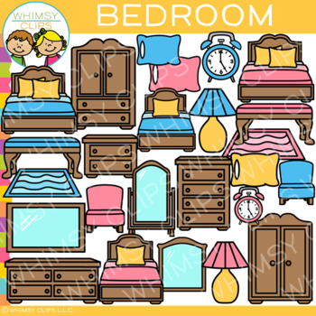 Preview of Furniture for the Bedroom Clip Art