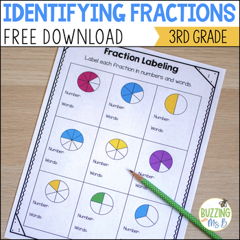 Preview of Identifying Fractions of Circles - Free Download