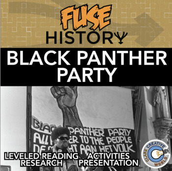 Preview of Black Panther Party - Fuse History - Leveled Reading, Slides & Digital INB