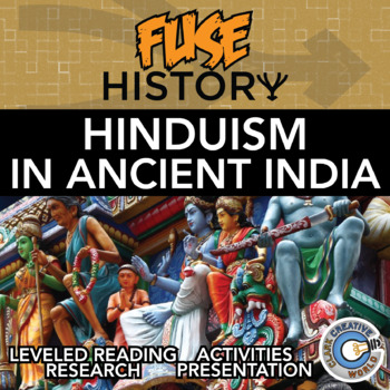 Preview of Hinduism in Ancient India - Fuse History - Reading, Activities & Digital INB