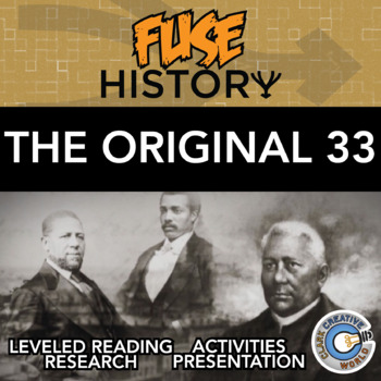 Preview of Original 33 - Fuse History - Leveled Reading, Slides & Digital INB