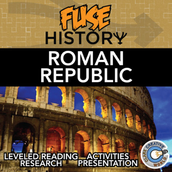 Preview of Roman Republic - Fuse History - Leveled Reading, Activities & Digital INB