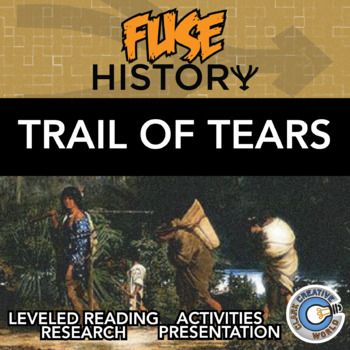 Preview of Trail of Tears - Fuse History - Leveled Reading, Slides & Digital INB