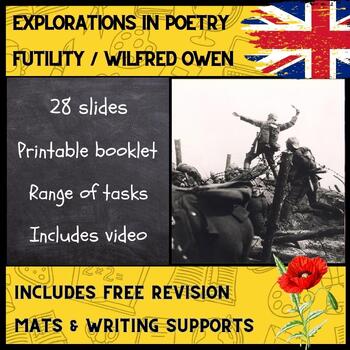Preview of Futility, Wilfred Owen (28 page lesson + booklet)