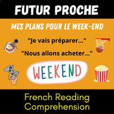 Futur Proche - French Reading Comprehension (Le week-end)