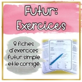 Futur Simple - 8 Fiches d'exercices. (Distance Learning)