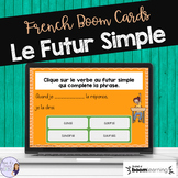 Futur simple task cards BOOM CARDS French digital activity