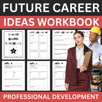 Preview of Career Exploration Workbook | Middle & High School Professional Development