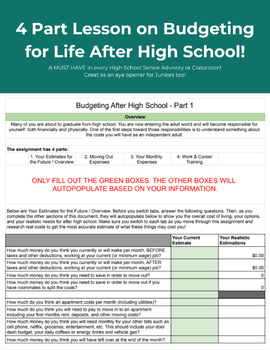 Preview of Future Finances: Budgeting for Life After High School