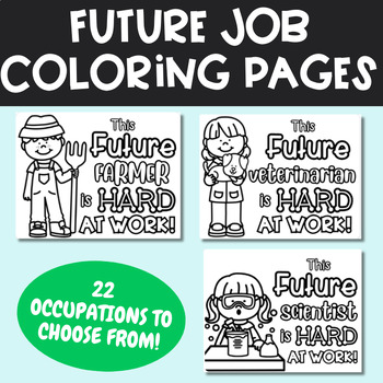 different types of jobs coloring pages