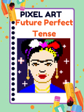 Future Perfect in Spanish (pixel art)