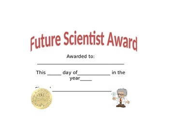 Preview of Future Scientist Award