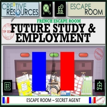 Preview of Future Study and Employment French Escape Room