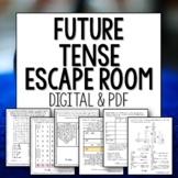 Future Tense Spanish Escape Room digital and printable