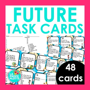 Preview of Future Tense Task Cards | Spanish Review Activity