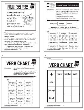 future tense verbs activities 1st grade grammar practice verbs