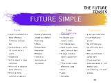 Future Tenses : future simple, continuous, perfect, perfec